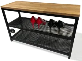 szafka-na-buty-z-siedziskiem-loftowa-debowe-siedzisko-80cm-czarna
