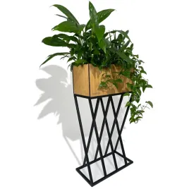 kwietnik-stojacy-metalowy-loft-debowy-drewniany-industrial-wysoki-42x22x80