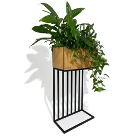 kwietnik-stojacy-metalowy-loft-debowy-drewniany-harmonic-wysoki-42x22x80
