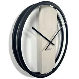 zegar-scienny-okragly-drewniany-loft-oval-dab-bielony-50cm-cichy-do-salonu