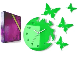nowoczesny-duzy-zegar-scienny-motylki-motyle-green
