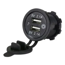 ladowarka-samochodowa-do-auta-do-zabudowy-usb-42a-wylacznik-pomaranczowa