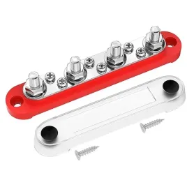 blok-rozdzielczy-masy-bus-bar-4xm8-6xm4-150a-48v-listwa-plusowa-czerwona