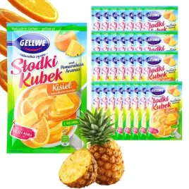 gellwe-kisiel-slodki-kubek-pomarancza-ananas-deser-przekaska-30x28g