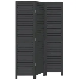 parawan-pokojowy-3-panelowy-czarny-lite-drewno-paulowni