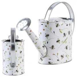 metalowa-konewka-ogrodowa-w-pszczoly-biala-do-ogrodu-nawadnianie-roslin