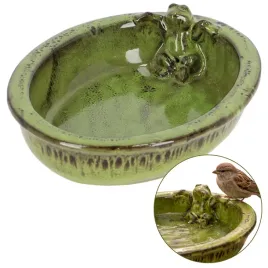 poidelkona-wode-dla-ptakow-ceramiczne-z-zaba-zielone-dekoracje-ogrodowe