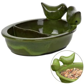 ceramiczny-karmnik-dla-ptakow-na-wode-ziarno-zielony-dekoracje-ogrodowe