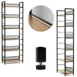 regal-na-ksiazki-industrialny-6-polek-do-salonu-gabinetu-biura-garderoby