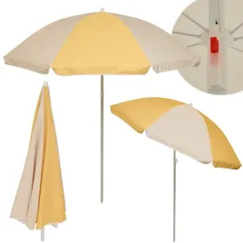 parasol-plazowy-ogrodowy-o160cm-na-balkon-ochrona-uv-regulowany-zolty-bez