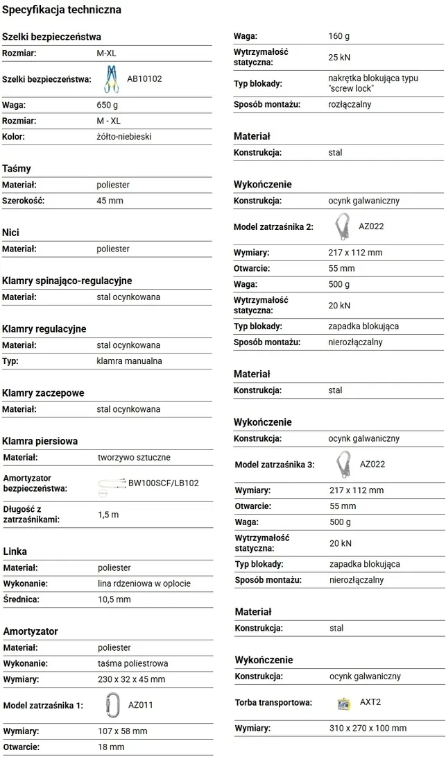 zestaw-szelki-bezpieczenstwa-protekt-basic-6s-stan-nowy