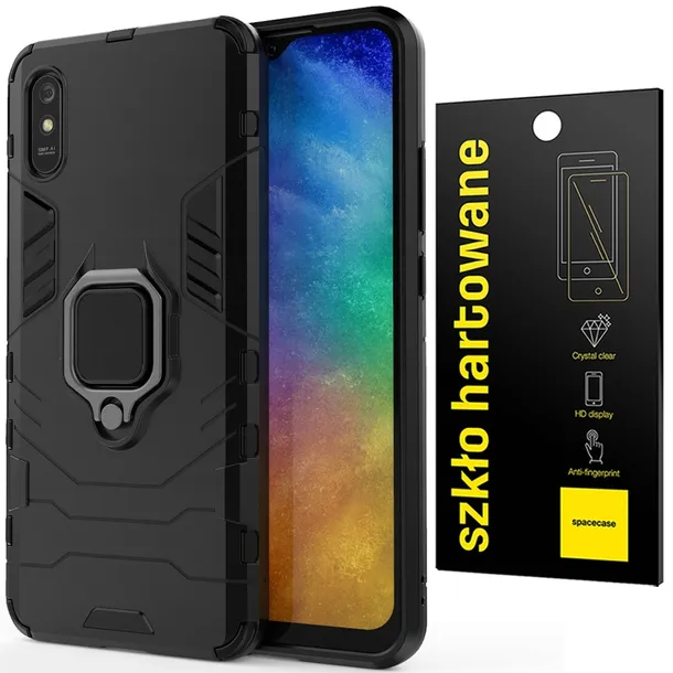 etui-case-x-ring-pancerne-do-redmi-9a-szklo-stan-nowy