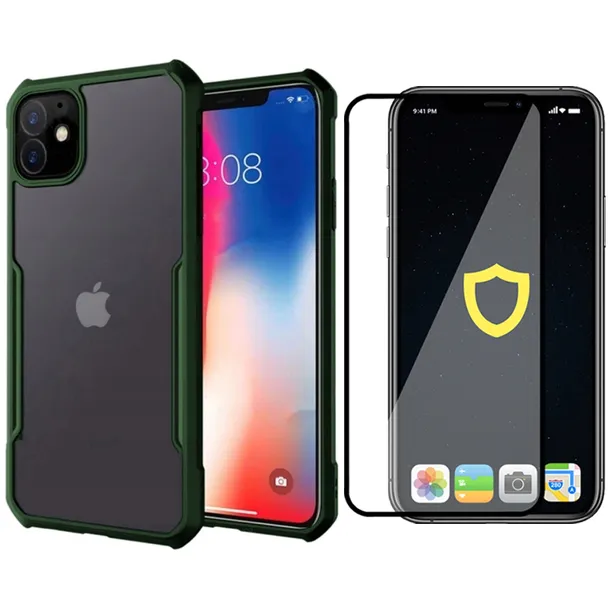 etui-beetle-pancerne-do-iphone-11-pelne-szklo-kolor-zielony