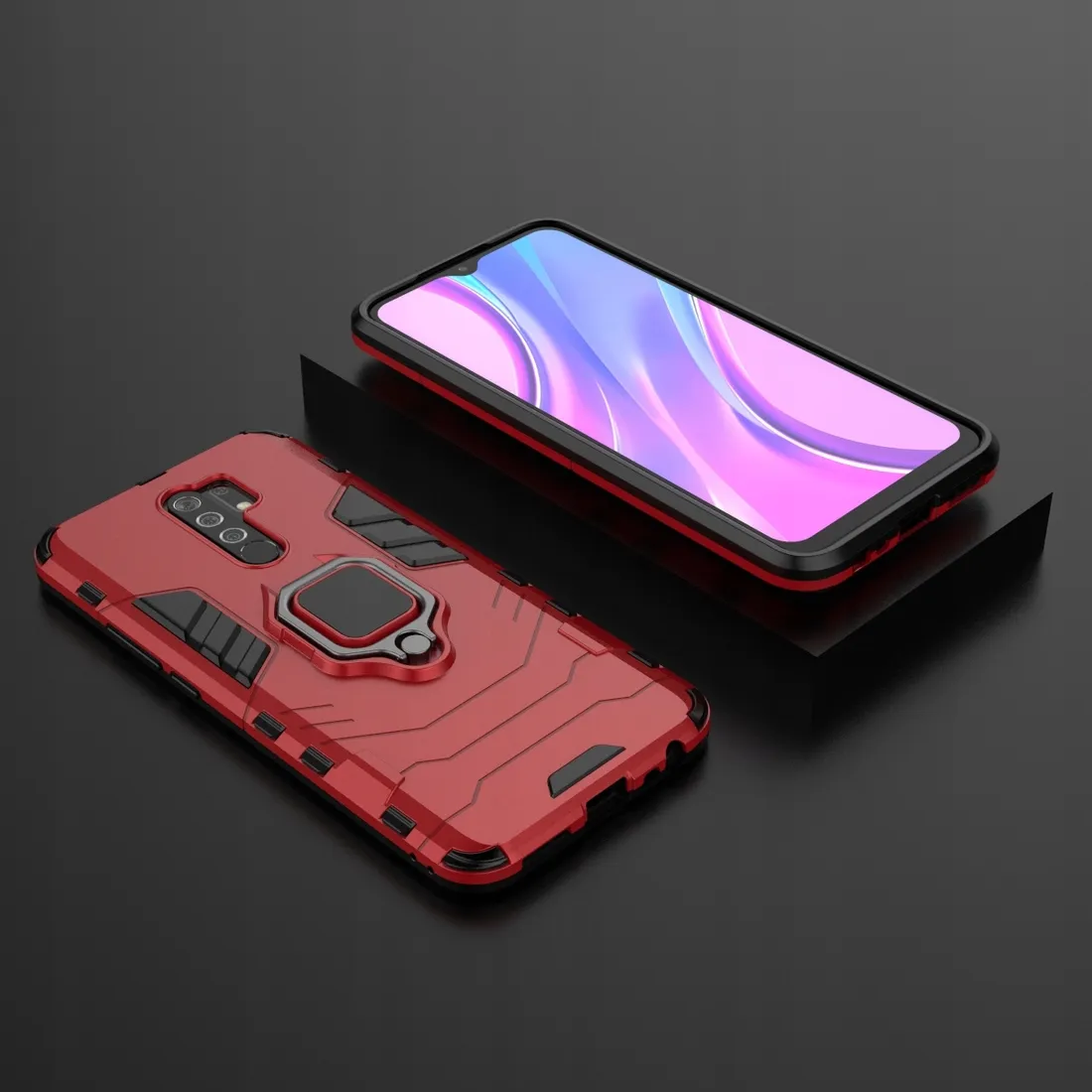 etui-x-ring-pancerne-do-xiaomi-redmi-9-szklo-stan-nowy