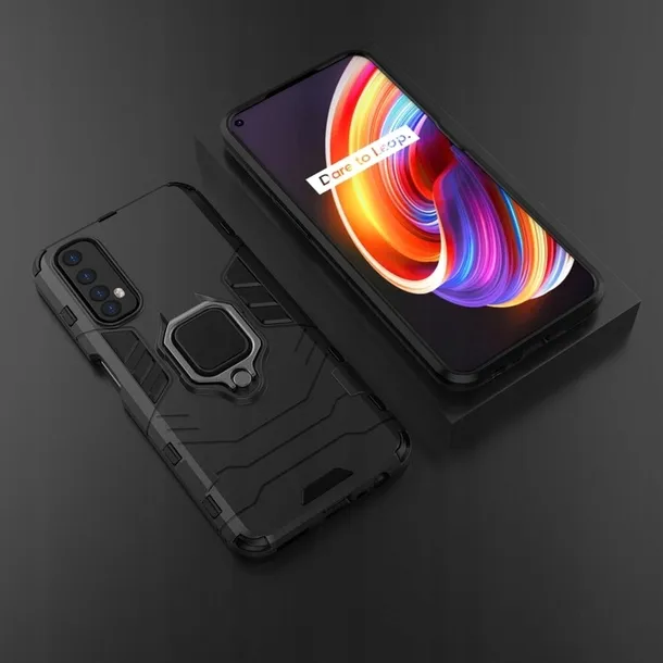 etui-do-realme-7-spacecase-x-ring-pancerne-kolor-czarny
