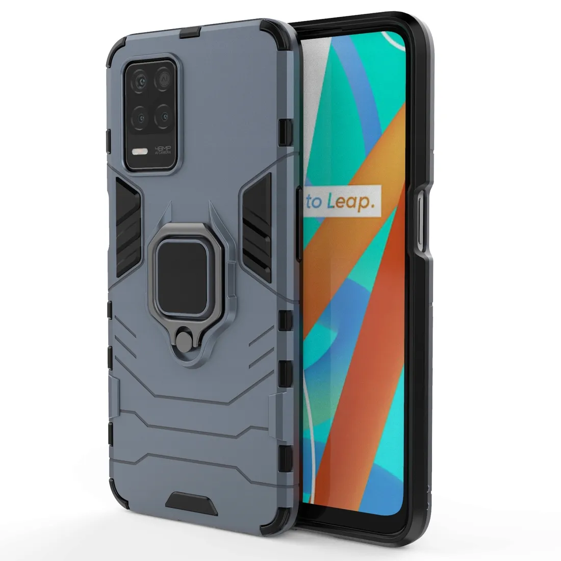 etui-do-realme-8-5g-spacecase-x-ring-pancerne-stan-nowy