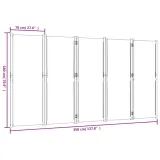 parawan-5-panelowy-taupe-350x180-cm-stan-nowy-marka-vidaxl