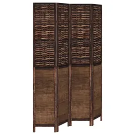 parawan-pokojowy-4-panelowy-ciemny-braz-lite-drewno-paulowni