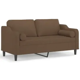 2-os-sofa-brazowa-z-poduszkami-158x77x80-cm