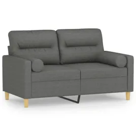 2-osobowa-sofa-z-poduszkami-ciemnoszara-120-cm-tkanina