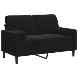 2-osobowa-sofa-z-poduszkami-czarna-120-cm-aksamit
