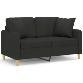 2-osobowa-sofa-z-poduszkami-czarna-120-cm-tkanina