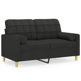 2-osobowa-sofa-z-poduszkami-czarna-120-cm-tkanina