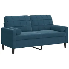 2-osobowa-sofa-z-poduszkami-niebieska-140-cm-aksamit