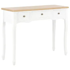 konsola-z-trzema-szufladami-mdf-i-drewno-sosnowe-bialo-brazowa-100x35x