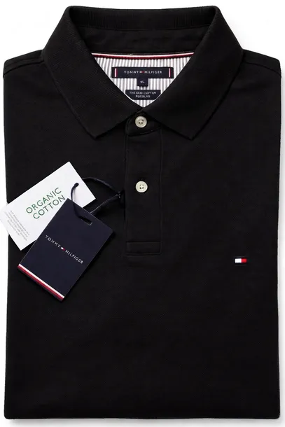 TOMMY HILFIGER CZARNE POLO MĘSKIE KOSZULKA POLO MW0MW11770 / XL