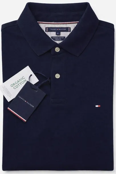 TOMMY HILFIGER GRANATOWE  POLO MĘSKIE KOSZULKA POLO MW0MW11770 / XL