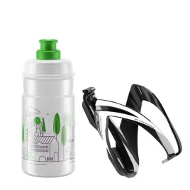 elite-kit-ceo-koszyk-bidonu-black-glossy-bidon-jet-350ml-clear-log-green