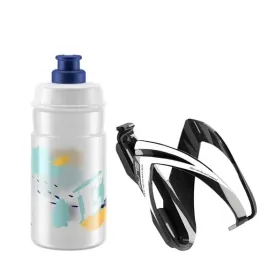 elite-kit-ceo-koszyk-bidonu-black-glossy-bidon-jet-350ml-clear-log-blue