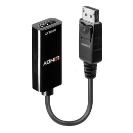 lindy-41718-adapter-kablowy-015-m-displayport-hdmi-czarny