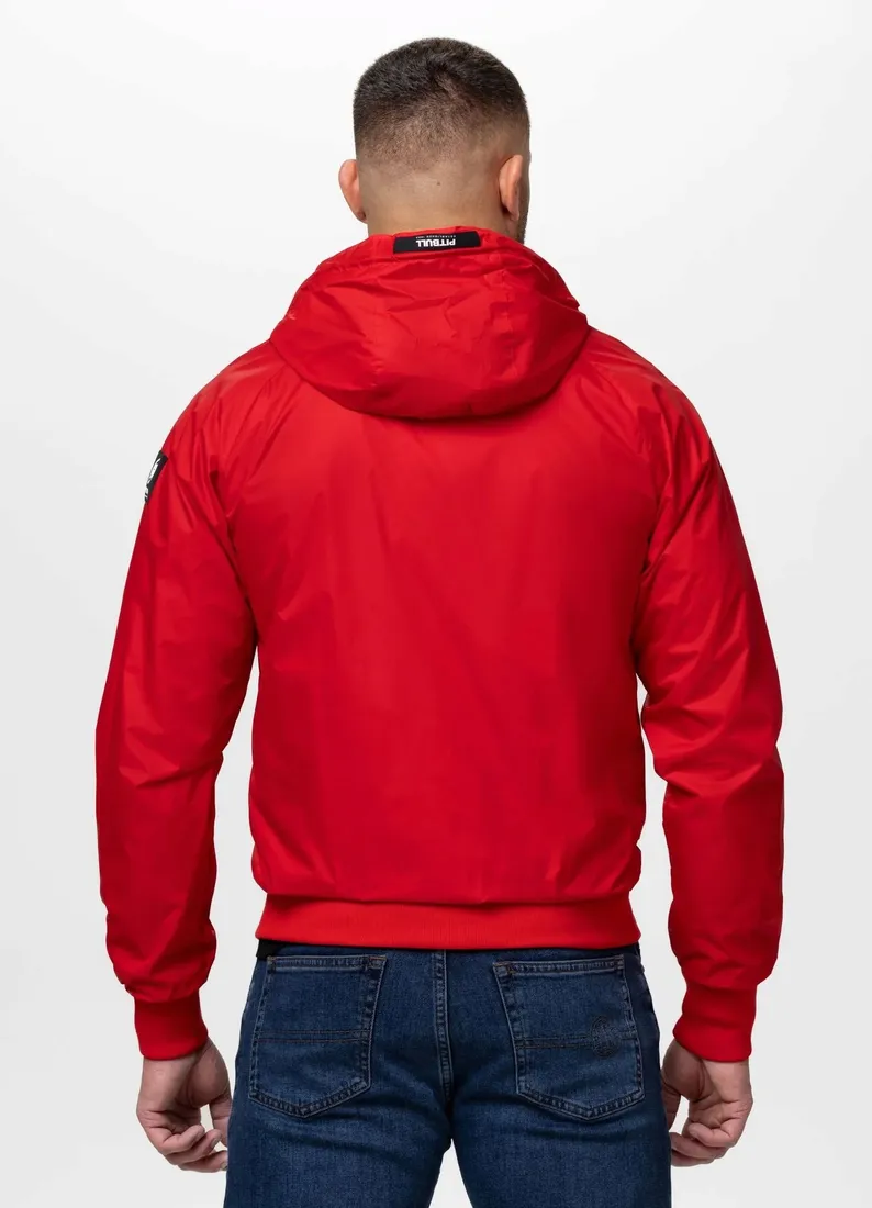 kurtka-wiosenna-pitbull-athletic-logo-fluo-red-m-stan-nowy