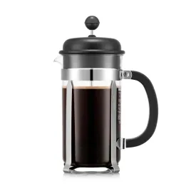 bodum-caffettiera-french-press-1l-8-filizanek-czarny-szklo-zaroodporne