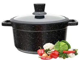 garnek-marmurkowy-czarny-tradycyjny-hauspremium-nakrapiany-52l-24cm
