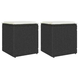 taborety-ogrodowe-z-poduszkami-2-szt-czarny-polirattan