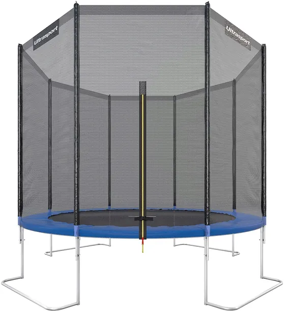 WIELKA TRAMPOLINA Ogrodowa ULTRASPORT 305cm 10FT z Siatką