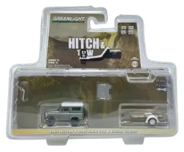 greenlight-1961-nissan-patrol-hard-top-utility-trailer-raw-chase-car-1-64