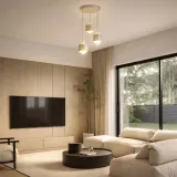 lampa-sufitowa-wiszaca-zyrandol-led-3x-e27-bezowa-zlota-loft-liczba-punktow-swiatla-3