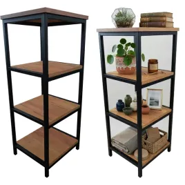 regal-loft-4-poziomy-90-cm-metal-drewno-czarny-do-salonu-biura-lazienki