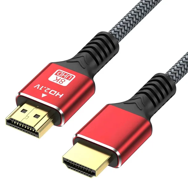 Kabel HDMI 2.1 48bit ULTRA HIGH SPEED | eARC Dolby | 8K/60Hz 4K/144Hz | 3m