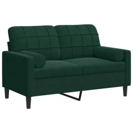 sofa-2-osobowa-aksamitna-ciemnozielona-137x77x80-cm