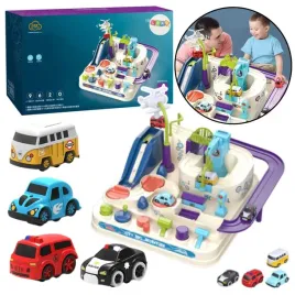 tor-przeszkod-interaktywny-parking-dla-dzieci-cztery-autka-lean-toys