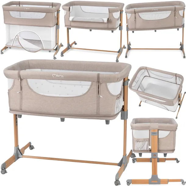 MoMi Smart Bed 4w1 Beżowy