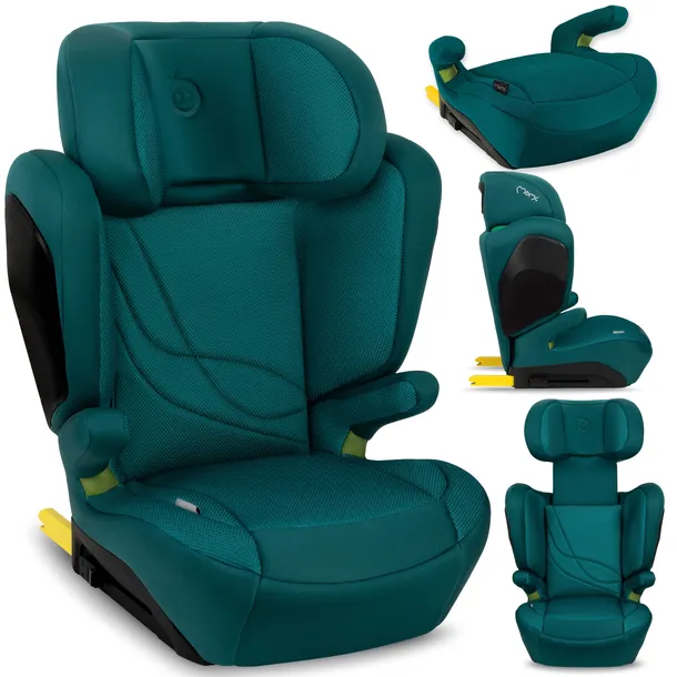 Fotelik samochodowy 15-36 kg (100-150 cm) MoMi MEI zielony - i-Size ISOFIX