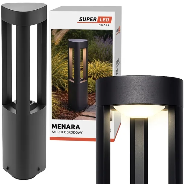 Lampa ogrodowa stojąca Słupek GX53 30 cm PREMIUM