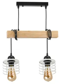 lampa-sufitowa-wiszaca-led-drewniana-belka-loft-2xe27-klosze-sprezyna-biala