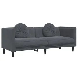 sofa-3-osobowa-z-poduszkami-ciemnoszara-aksamit
